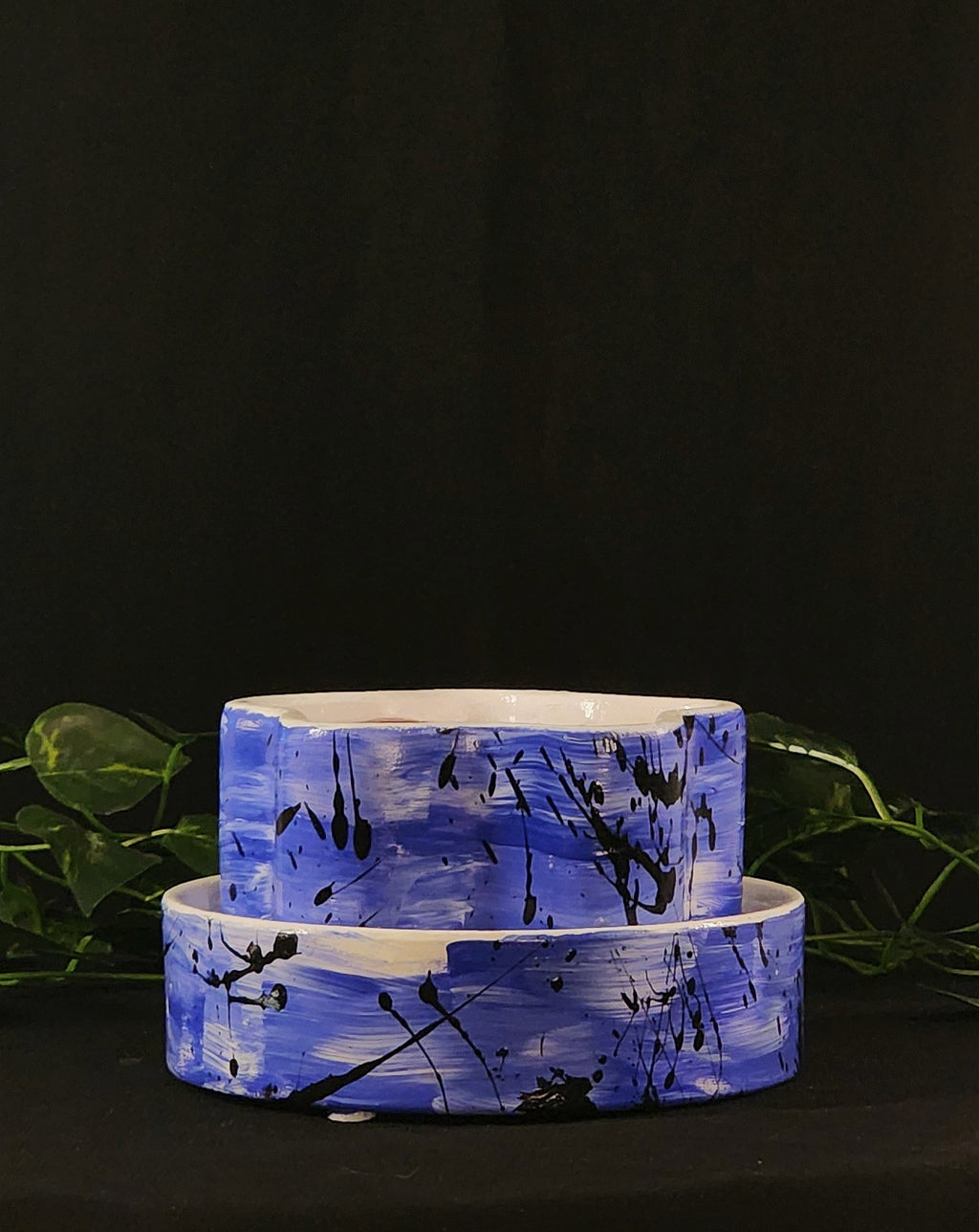 🌟 Star-Shaped Hand-Painted Ceramic Planter