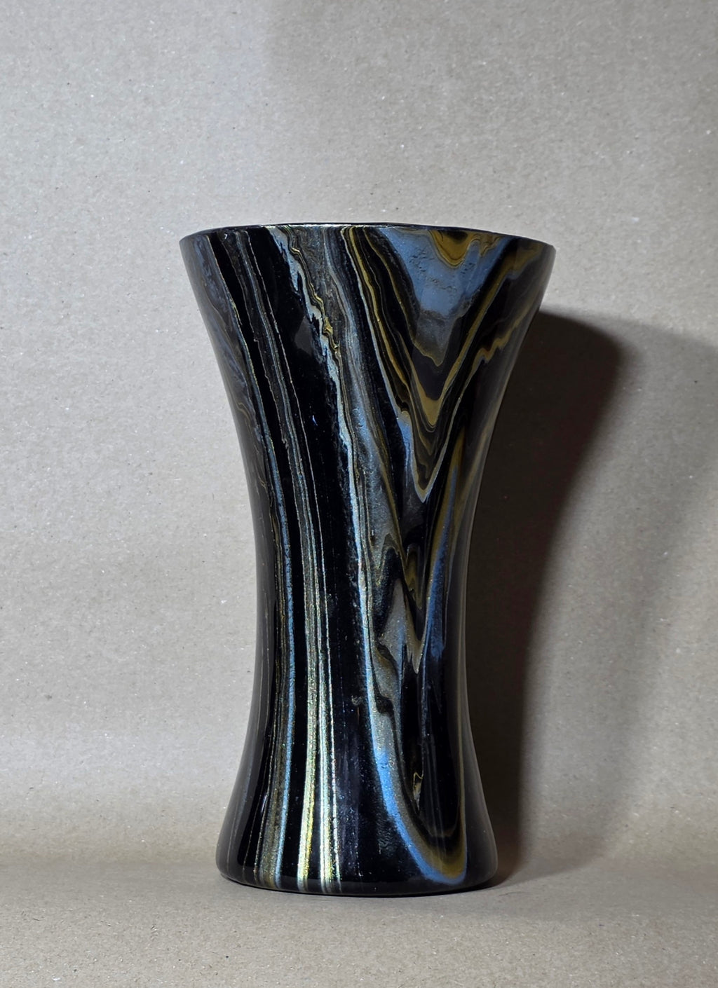 Midnight Cascade Vase